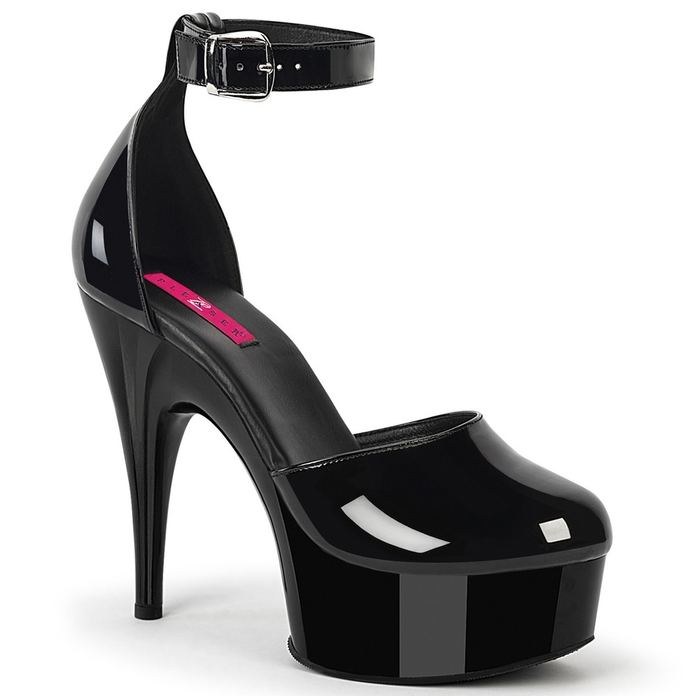 Pleaser Pink Label - REVEL688 Pumps - Zwart